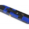 Peradon Black-Blue Patch Wide 1 Piece Leather Cue Case
